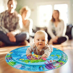 Round Baby Water Play Mat – Sensory Tummy Time Mat for Infants