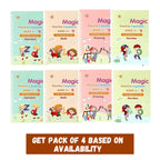 Kaadees Sank Magic Book for Kids | Magic Book with Reusable Magic Pen | Alphabet Writing Practice Book | Handwriting Improvement Kit for Kids | Tracing Books for Kids Ages 3-5 | Fun Kids Learning Book