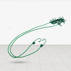 Elastic Cloth Drying Rope with 12 Metal Clip Portable Clothes line For Home & Travel