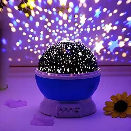 Star Master Galaxy Night Projector Lamp – 360° Rotating LED Starry Sky & Space Projection Light | Colorful Ceiling Lamp for Kids, Home Décor & Gifts