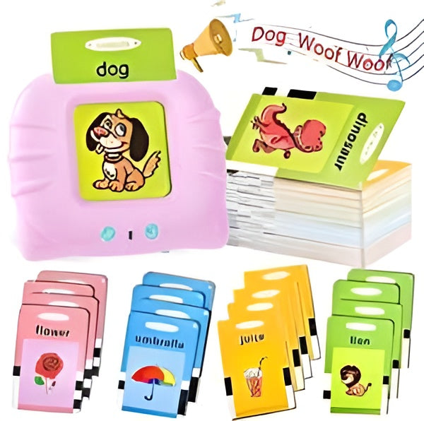 Talking Flash Cards for Kids – Interactive Learning Toy with 112 Cards
