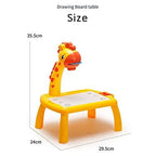 Projector Drawing Desk for Kids – Multi-Function Learning & Painting Table with 24 Projection Patterns, Music & Tracing Board | Educational Art & Craft Sketchpad (Pack of 1)