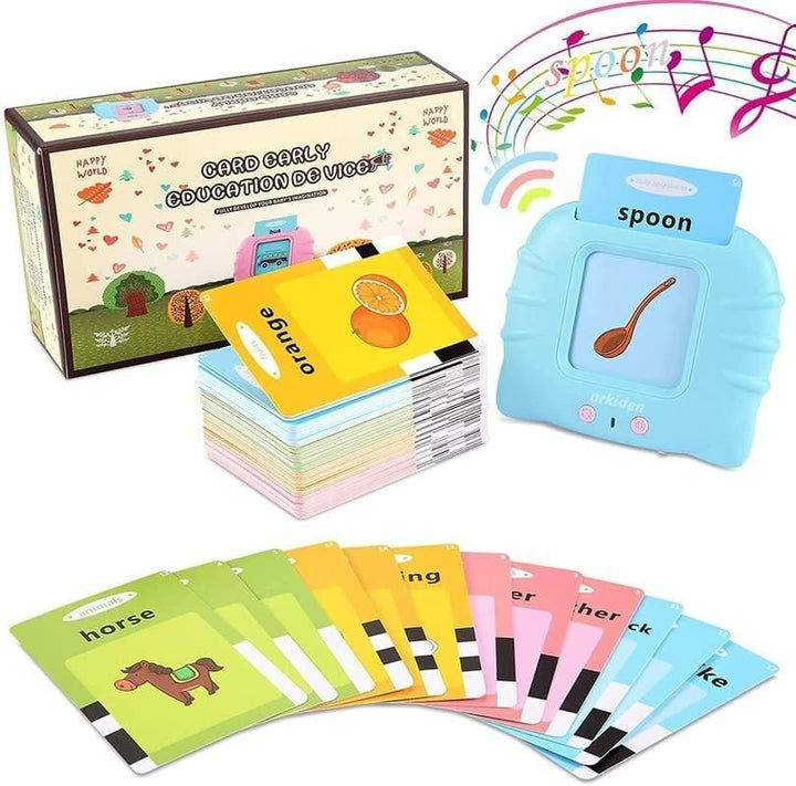 Talking Flash Cards for Kids – Interactive Learning Toy with 112 Cards