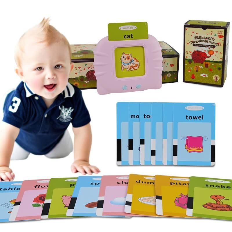 Talking Flash Cards for Kids – Interactive Learning Toy with 112 Cards