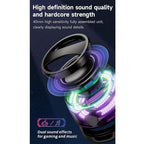 G200 Magnetic Bluetooth Speaker – Mini Portable Speaker with RGB Lights & 3D Sound