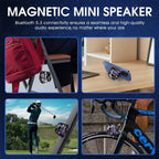 G200 Magnetic Bluetooth Speaker – Mini Portable Speaker with RGB Lights & 3D Sound