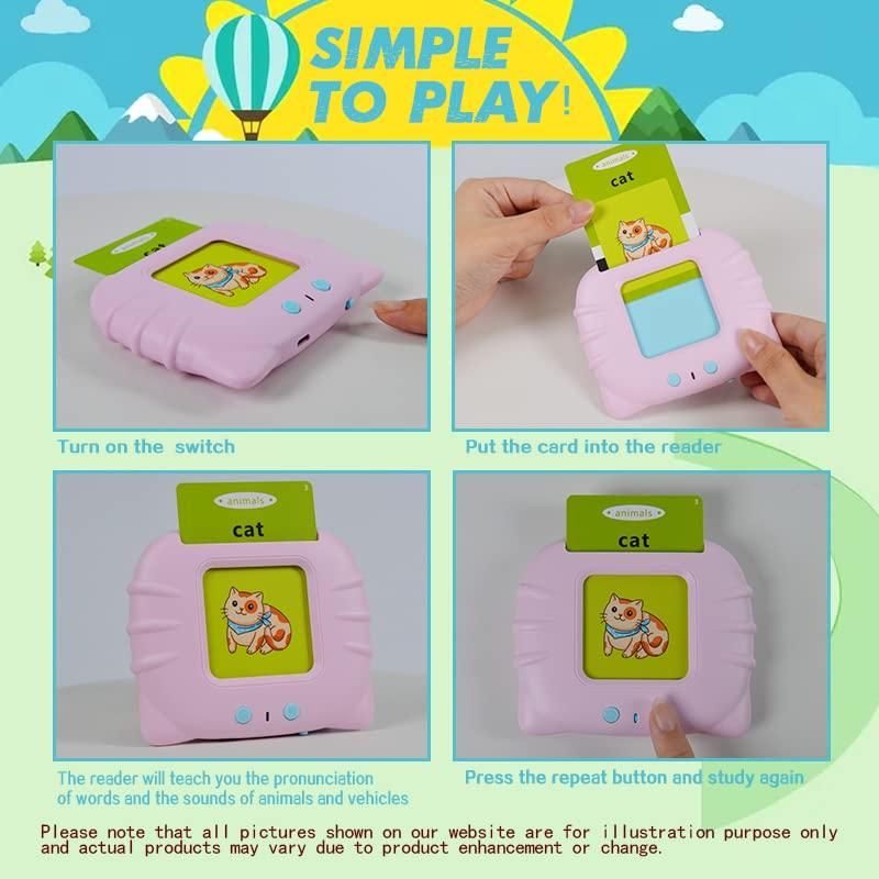 Talking Flash Cards for Kids – Interactive Learning Toy with 112 Cards