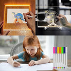 LED Acrylic Writing Board – Reusable Drawing Pad for Kids