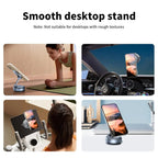 K007 Vacuum Magnetic Suction Phone Mount | 360° Adjustable Hands-Free Shower & Car Phone Holder for iPhone 16/15/14/13/12 Series