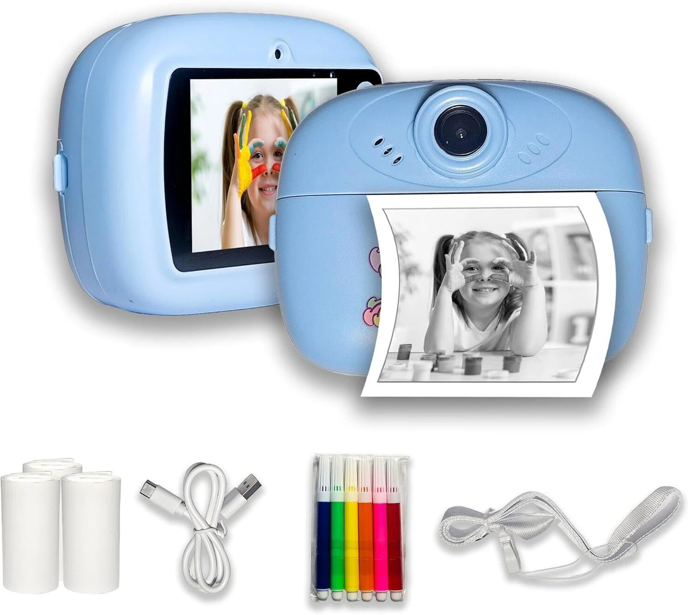 Kids Instant Print Camera with Built-in Printer