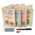 Kaadees Sank Magic Book for Kids | Magic Book with Reusable Magic Pen | Alphabet Writing Practice Book | Handwriting Improvement Kit for Kids | Tracing Books for Kids Ages 3-5 | Fun Kids Learning Book