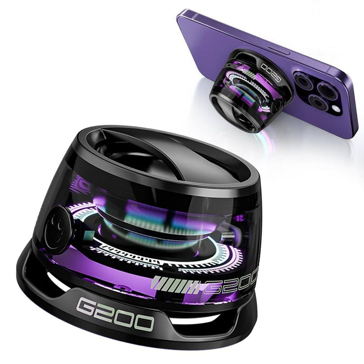 G200 Magnetic Bluetooth Speaker – Mini Portable Speaker with RGB Lights & 3D Sound