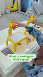 Projector Drawing Desk for Kids – Fun Learning & Painting Table Set