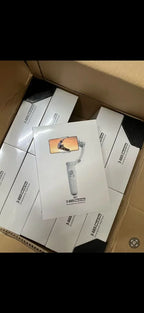 Mini-MI 3-Axis Smartphone Gimbal Stabilizer with Wireless Charging | 360° Rotation, AI Tracking & Tripod Stand for Mobile Vlogging and Cinematic Videos