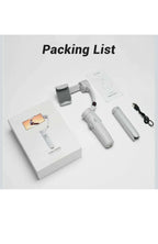 Mini-MI 3-Axis Smartphone Gimbal Stabilizer with Wireless Charging | 360° Rotation, AI Tracking & Tripod Stand for Mobile Vlogging and Cinematic Videos